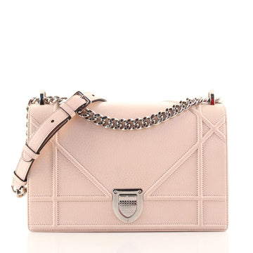 Christian Dior Diorama Flap Bag Grained Calfskin Medium