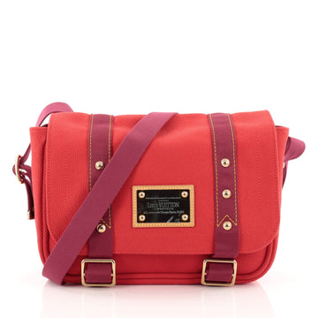 Louis Vuitton Antigua Besace Messenger Bag Canvas
