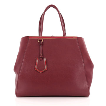 Fendi 2Jours Handbag Leather Large