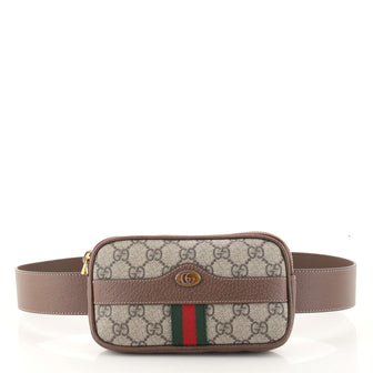 Gucci Ophidia Belt Bag GG Coated Canvas Mini