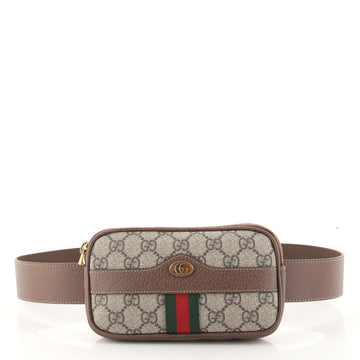 Gucci Ophidia Belt Bag GG Coated Canvas Mini