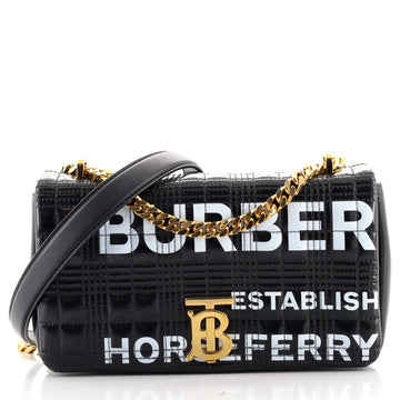 Burberry Lola Shoulder Bag Quilted Lambskin Small