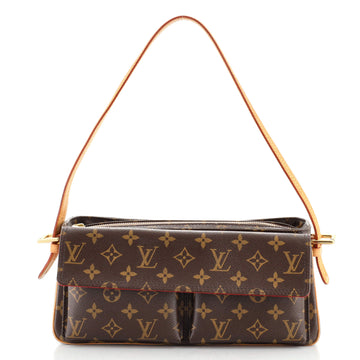 Louis Vuitton Viva Cite Handbag Monogram Canvas MM
