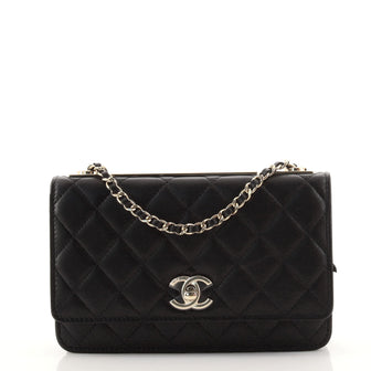 Chanel Trendy CC Wallet on Chain Quilted Lambskin