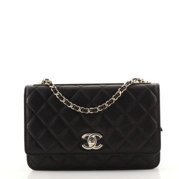 Chanel Trendy CC Wallet on Chain Quilted Lambskin
