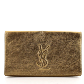 Saint Laurent Belle de Jour Clutch Leather Large