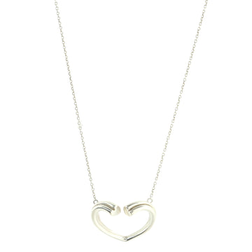 Tiffany & Co. Paloma Picasso Tenderness Heart Pendant Necklace Sterling Silver