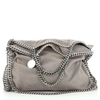 Stella McCartney Falabella Fold Over Bag Shaggy Deer