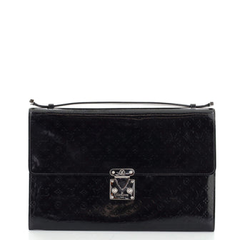 Louis Vuitton Anouchka Handbag Monogram Glace Leather GM