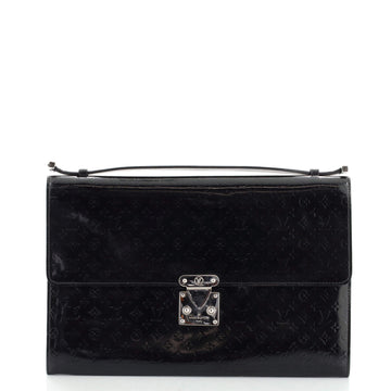 Louis Vuitton Anouchka Handbag Monogram Glace Leather GM