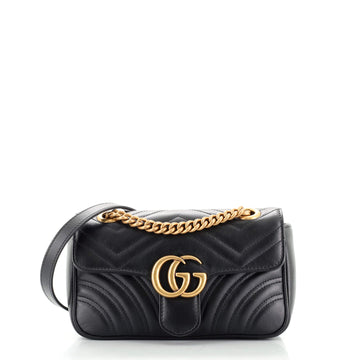 Gucci GG Marmont Flap Bag Matelasse Leather Mini
