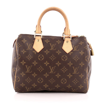 Louis Vuitton Speedy Handbag Monogram Canvas 25
