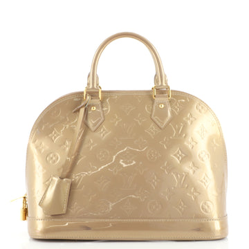 Louis Vuitton Alma Handbag Monogram Vernis PM