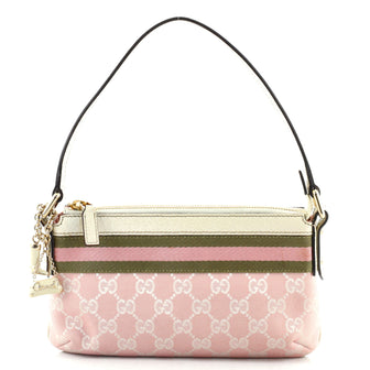 Gucci Web Pochette Bag GG Canvas