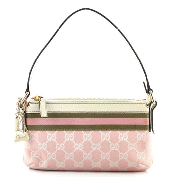 Gucci Web Pochette Bag GG Canvas