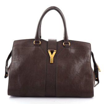 Saint Laurent Chyc Cabas Tote Leather Medium
