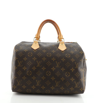 Louis Vuitton Speedy Handbag Monogram Canvas 30