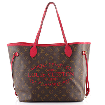 Louis Vuitton Neverfull Tote Limited Edition Ikat Monogram Canvas MM