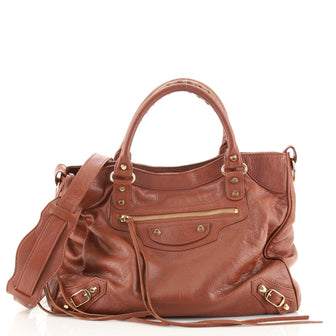 Balenciaga Velo Classic Studs Bag Leather Medium