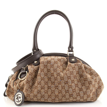 Gucci Sukey Boston Bag GG Canvas