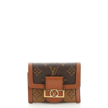 Louis Vuitton Dauphine Compact Wallet Reverse Monogram Canvas