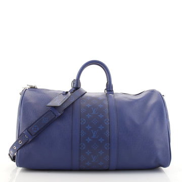 Louis Vuitton Keepall Bandouliere Bag Monogram Taigarama 50