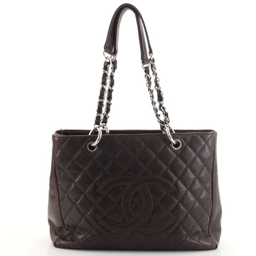 Chanel Grand Shopping Tote Quilted Caviar