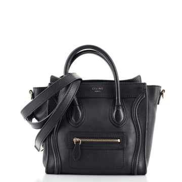 Celine Luggage Bag Smooth Leather Nano