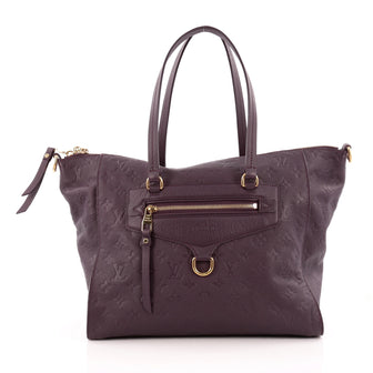 Louis Vuitton Lumineuse Handbag Monogram Empreinte Leather PM