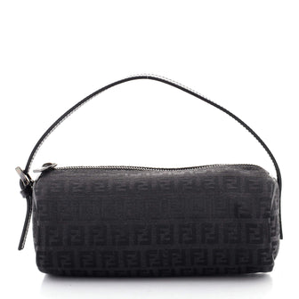 Fendi Pochette Shoulder Bag Zucchino Canvas Small