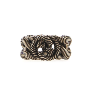 Gucci Interlocking G Chain Link Ring Sterling Silver