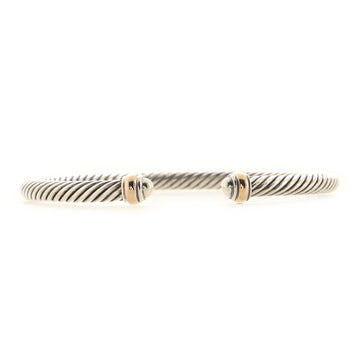 David Yurman Cable Classic Bracelet Sterling Silver and 18K Yellow Gold 4mm