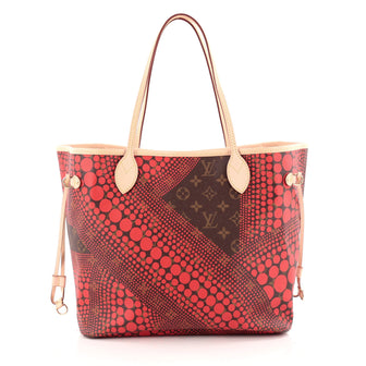Louis Vuitton Neverfull Tote Limited Edition Monogram Canvas Kusama Waves MM