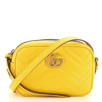 Gucci GG Marmont Shoulder Bag Matelasse Leather Mini