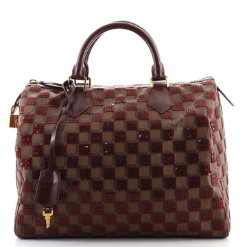 Louis Vuitton Speedy Handbag Damier Paillettes 30