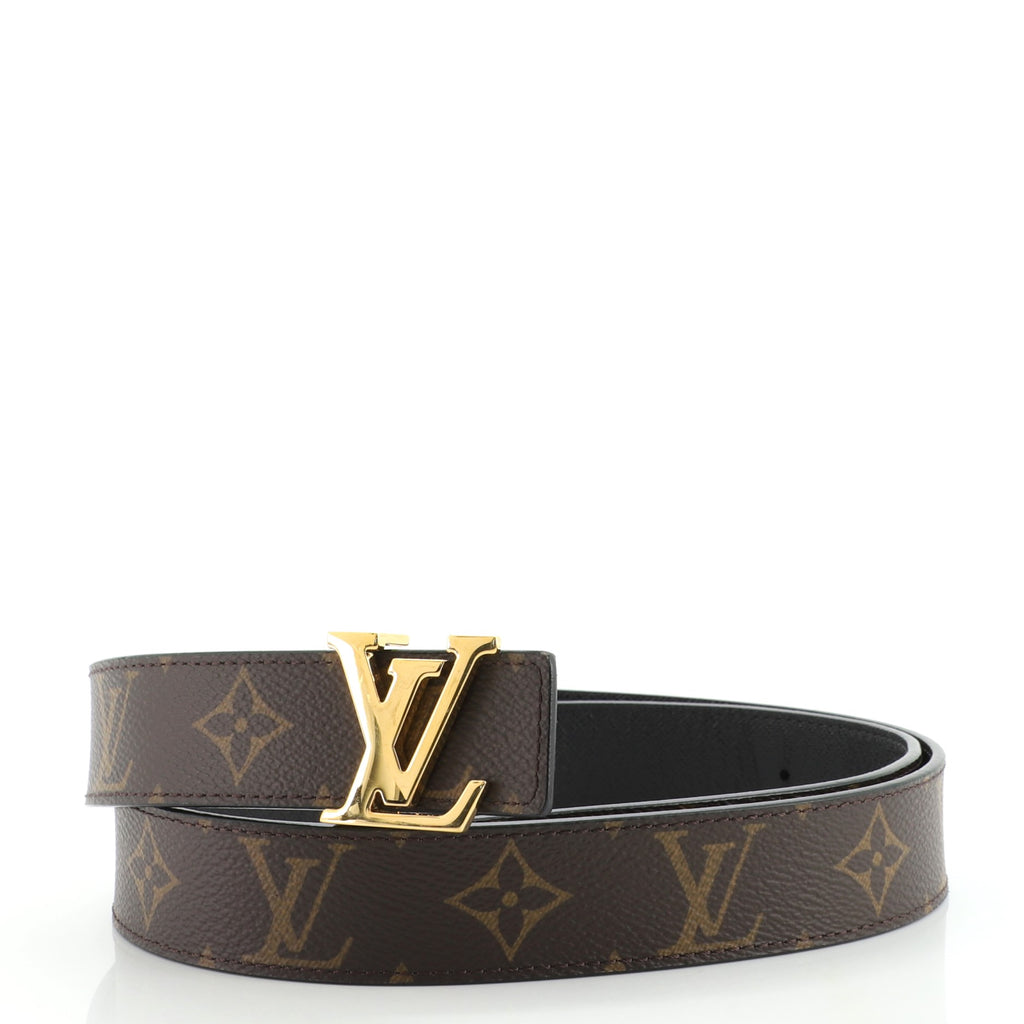 Louis Vuitton Brown Belt With LV Monogram – LUXZILLA