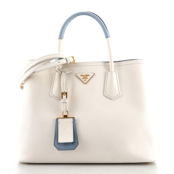 Prada Cuir Double Tote Saffiano Leather Medium