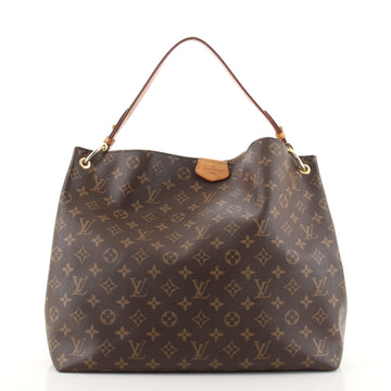 Louis Vuitton Graceful Handbag Monogram Canvas MM