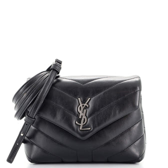 Saint Laurent LouLou Shoulder Bag Matelasse Chevron Leather Toy