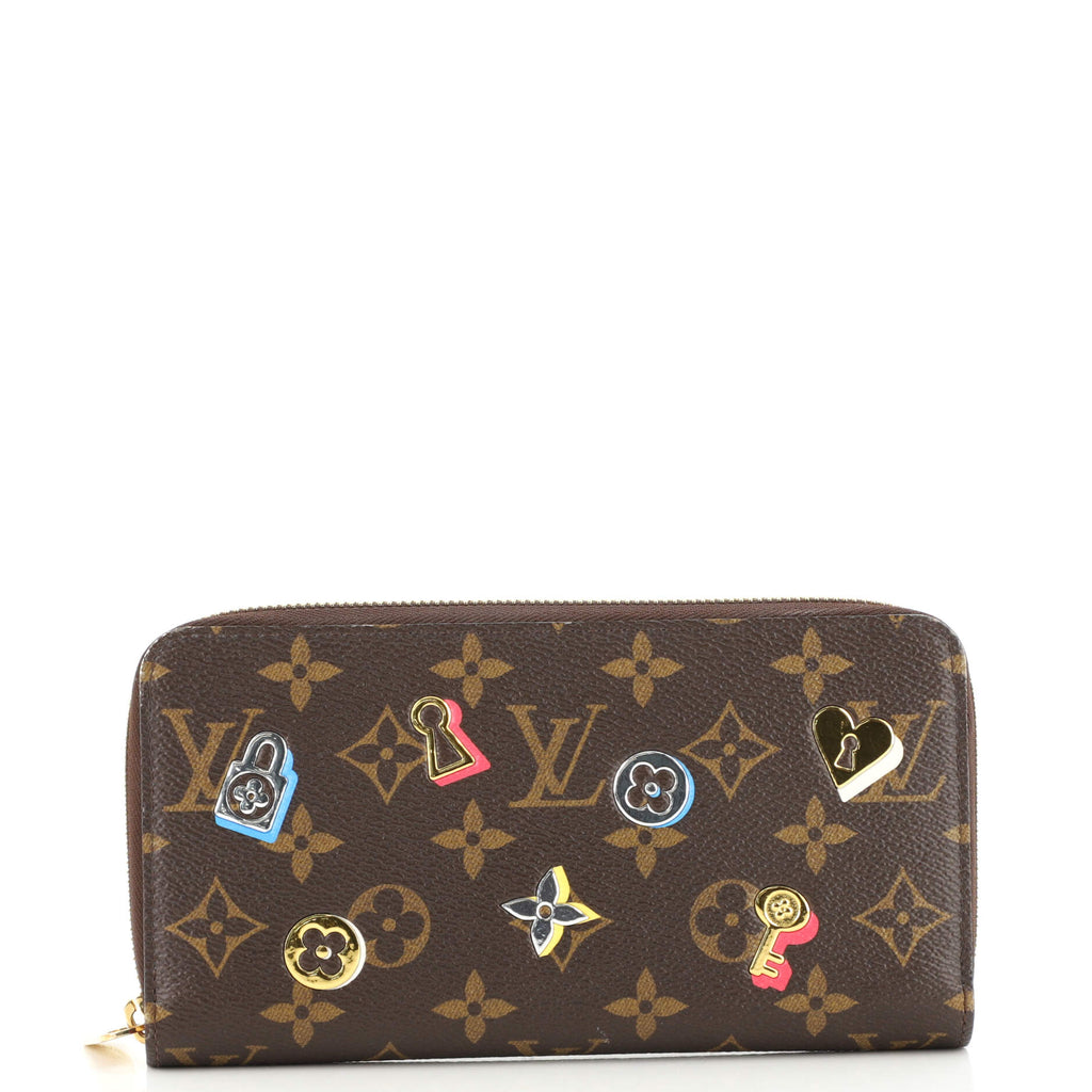 Louis Vuitton Zippy Wallet Love Lock Special Edition Brown - NOBLEMARS