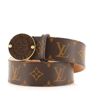 Louis Vuitton Trunks and Bags Belt Monogram Canvas Wide
