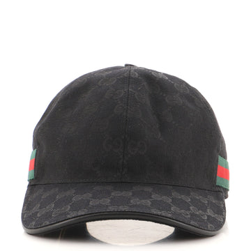 Gucci Web Baseball Cap GG Canvas