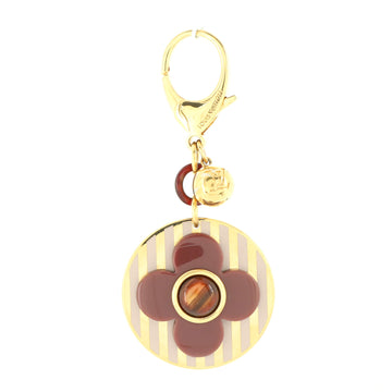 Louis Vuitton Bijoux Sac Bag Charm Rayures Resin and Brass