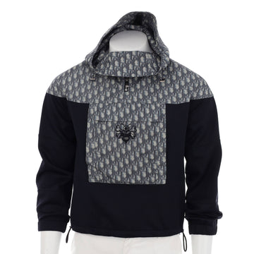 Christian Dior Men's Dior x Shawn Stussy Oblique Bee Anorak Windbreaker Polyester and Cotton