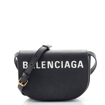 Balenciaga Logo Ville Day Bag Leather XS