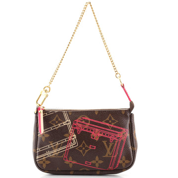 Louis Vuitton Pochette Accessoires Limited Edition Monogram Canvas Mini