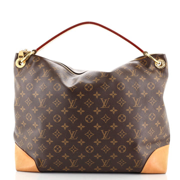 Louis Vuitton Berri Handbag Monogram Canvas MM