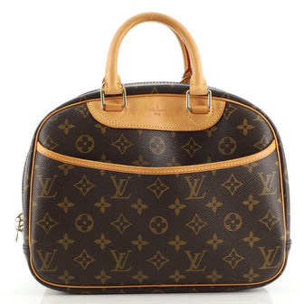 Louis Vuitton Trouville Handbag Monogram Canvas