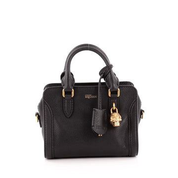 Alexander McQueen Padlock Zip Around Tote Leather Mini