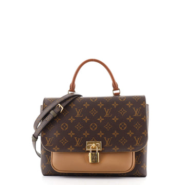 Louis Vuitton Marignan Handbag Monogram Canvas with Leather